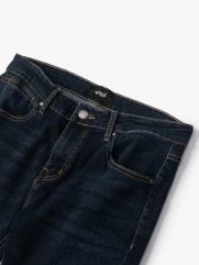 Quần Jeans Wash Wave Form Slimfit QJ085 Màu Xanh Đen