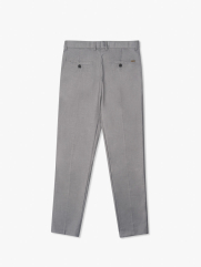 Quần Tây Trơn Slimfit Tem Inox QT054 Màu Xám