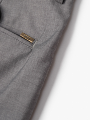 Quần Tây Trơn Slimfit Tem Inox QT054 Màu Xám