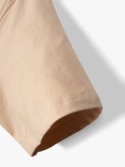 Áo Thun Cổ Tròn Trơn Form Slimfit AT132 Màu Be