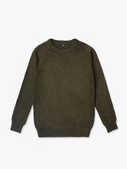 Áo Len Đắp Tay AL010 Màu Rêu