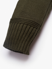 Áo Len Đắp Tay AL010 Màu Rêu