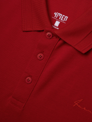 Áo Polo Cá Sấu Thêu Chữ Ký Form Regular PO087 Màu Đỏ