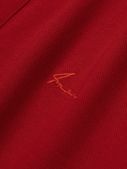 Áo Polo Cá Sấu Thêu Chữ Ký Form Regular PO087 Màu Đỏ