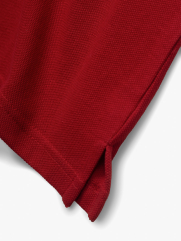 Áo Polo Cá Sấu Thêu Chữ Ký Form Regular PO087 Màu Đỏ