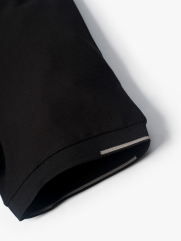 Áo Polo Tổ Ong Trụ Hai Màu Form Regular PO110 Màu Đen