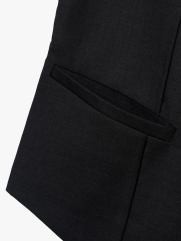 Áo Gile Trơn 4 Nút Form Slimfit AG036 Màu Đen