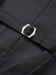 Áo Gile Trơn 4 Nút Form Slimfit AG036 Màu Xám Đậm