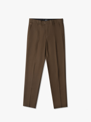Quần Tây NAZAFU Slimfit QT1140 Màu Bò Đậm