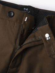 Quần Tây NAZAFU Slimfit QT1140 Màu Bò Đậm