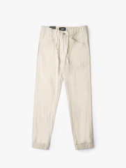 Quần Jogger Rã Chéo Form Slimfit JO012 Màu Be