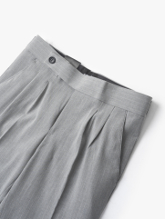 Quần Tây Sidetab Form Slim-Cropped QT056 Màu Xám