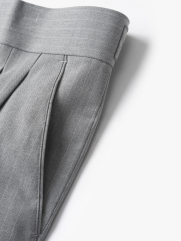 Quần Tây Sidetab Form Slim-Cropped QT056 Màu Xám