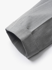 Quần Tây Sidetab Form Slim-Cropped QT056 Màu Xám