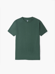 Áo Thun Cổ Tròn Trơn Form Slimfit AT132 Màu Xanh Lá