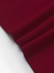 Áo Thun Thêu Still Life Bo Cổ Kiểu Form Slimfit AT143 Màu Đỏ