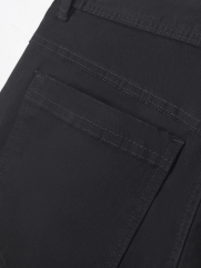 Quần Short Túi Chéo Gắn Tag Da 4MEN Form Regular QS053 Màu Đen