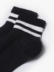 Vớ Nam cổ dài phối màu VO063 màu đen