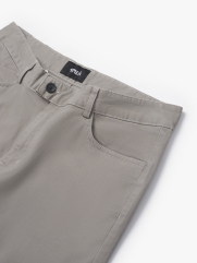 Quần Kaki Túi Nhỏ Kiểu Form Slimfit QK026 Màu Xám