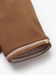 Áo Polo Tổ Ong Phối Bo Dệt Kiểu Form Slimfit PO124 Màu Cam