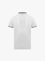 Áo Polo Tổ Ong Phối Bo Dệt Kiểu Form Slimfit PO124 Màu Trắng