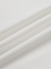 Áo Polo Tổ Ong Phối Bo Dệt Kiểu Form Slimfit PO124 Màu Trắng