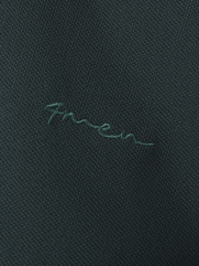 Áo Thun Phối Bo Dệt Sọc Form Slimfit AT145 Màu Xanh Cổ Vịt