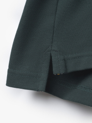 Áo Thun Phối Bo Dệt Sọc Form Slimfit AT145 Màu Xanh Cổ Vịt