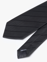 Cà Vạt Sọc CV057 Đen