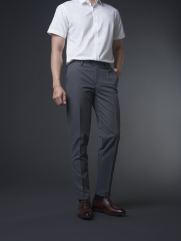 Quần Tây Trơn Form Slimfit QT050 Màu Xám