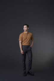 Quần Tây Trơn Vải Rayon Ít Nhăn Thêu 4MEN Premium Form Slimfit QT031 Màu Xanh Đen