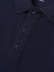 Áo Polo Cá Sấu Thêu Chữ Ký Form Regular PO087 Màu Xanh Đen