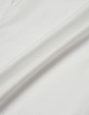 Áo Sơ Mi Caro Vải Bamboo Thêu Gentlemen Ở Lai Form Slimfit SM154 Màu Trắng