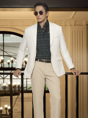 Áo Overshirt Vải Caro Flannel Thêu Heritage Form Loose SM166 Caro Xanh Lá