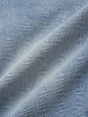 Quần Short Jeans Thêu Classic Preppy Form Straight QS061 Màu Xanh Biển