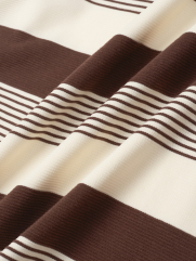 Áo Rugby Shirt Sọc Ngang In Logo Preppy Heritage Ở Ngực Form Regular PO150 Sọc Nâu