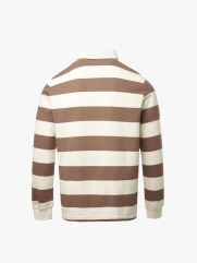 Áo Rugby Shirt Sọc To In Logo Preppy Heritage Ở Ngực Form Regular PO152 Sọc Nâu