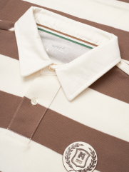 Áo Rugby Shirt Sọc To In Logo Preppy Heritage Ở Ngực Form Regular PO152 Sọc Nâu