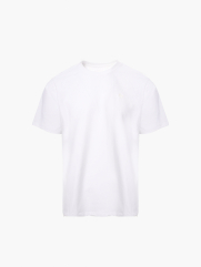 Áo Thun In Logo Tròn 4M Form Slimfit AT161 Màu Trắng