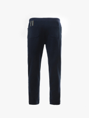 Quần Jogger Kaki Lưng Thun Gắn Tag Da Tam Giác Form Regular JO016 Màu Xanh Đen