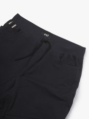 Quần Jogger Kaki Lưng Thun Gắn Tag Da Tam Giác Form Regular JO016 Màu Đen