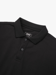 Áo Polo Vải Modal Thêu 4MEN Club Tay Áo Form Slimfit PO138 Màu Đen