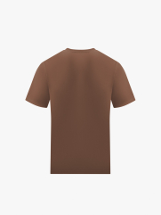 Áo Thun Cổ Tròn Trơn Form Slimfit AT132 Màu Nâu