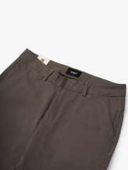 Quần Kaki Slimfit Trơn QK018 Màu Nâu Đậm