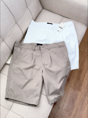 Quần Short Kaki Diễu ZicZac Ở Túi Form Regular QS063 Màu Trắng