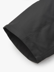 Quần Short Kaki Lưng Thun Xếp Ly Form Regular QS065 Màu Xám Đậm