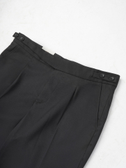 Quần Tây Sidetab Hai Bên Slimfit Trơn QT067 Màu Đen