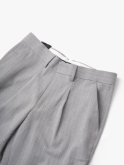 Quần Tây Sọc Túi Nắp Sau Form Slimfit QT061 Màu Xám