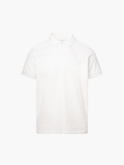 Áo Polo Gân Thêu Chữ Pelagos Form Regular PO155 Màu Trắng