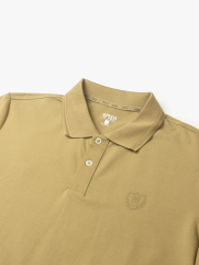 Áo Polo Modal In Logo M Form Slimfit PO157 Màu Be